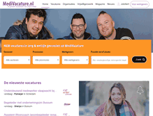 Tablet Screenshot of medivacature.nl